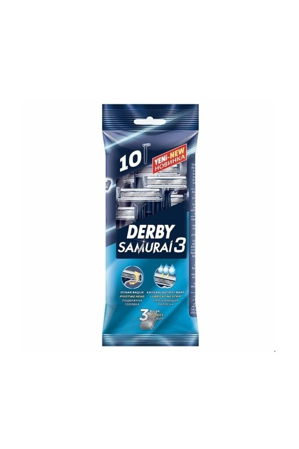 Derby Samuraı 3 Bıçak 10Lu 4Hediye