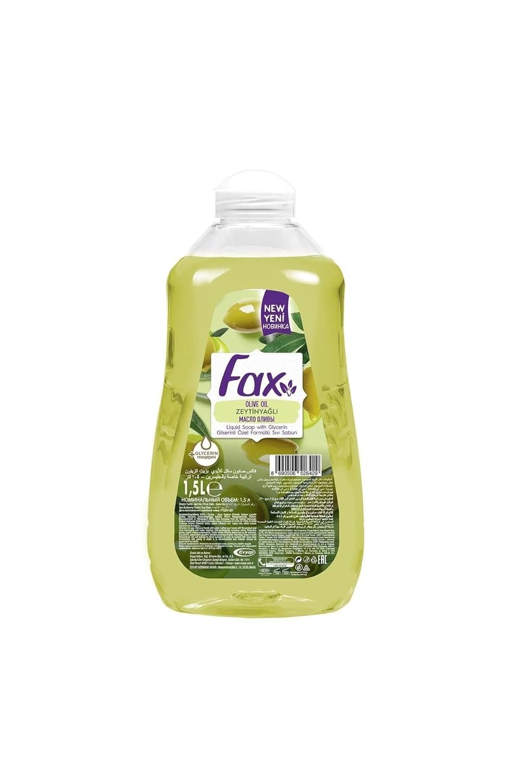Fax Ayvalık Zeytin Bahçesi Sıvı Sabun 1.5 L