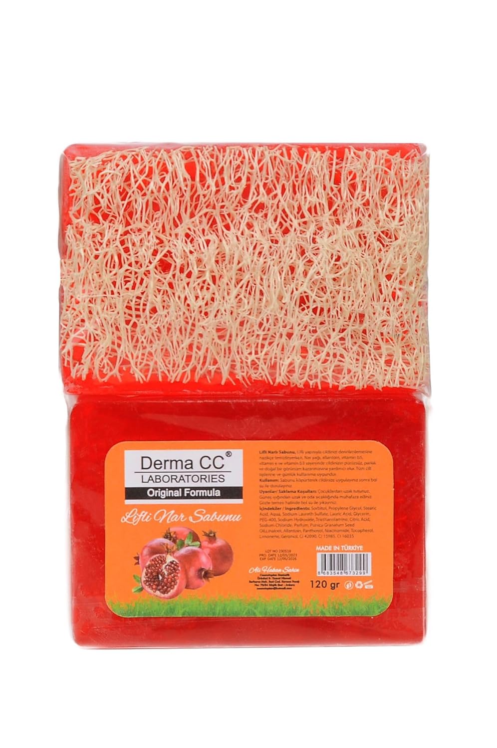 DERMA CC LABORATORIES Lifli Sabun Narlı, 120 Gram