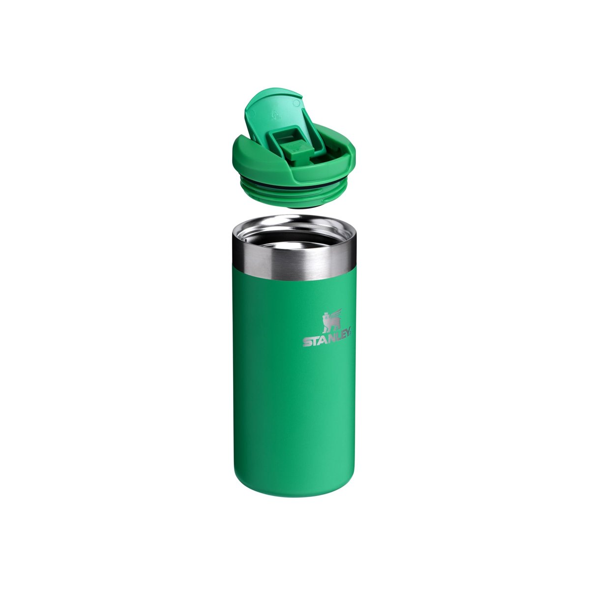 Stanley The Aerolight Transit Mug Termos Bardak, Koyu Yeşil (Meadow), 0.35 Litre
