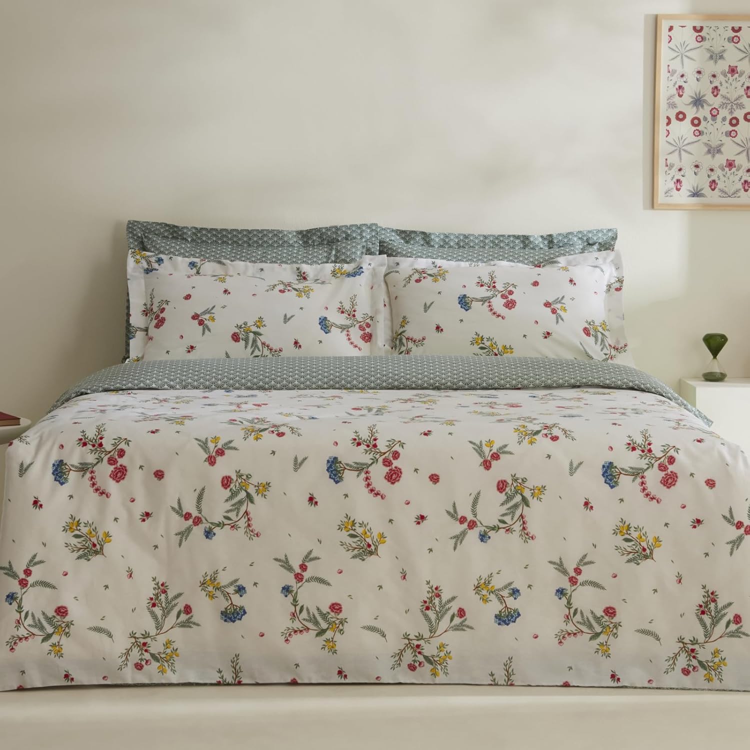 Karaca Home Dina%100 Pamuk Çift Kişilik Nevresim Takımı Multicolor