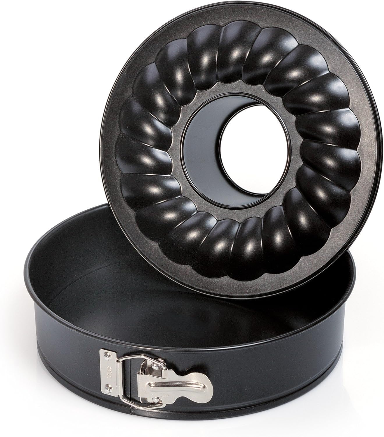 Orret Home 26 cm Çift Tabanlı Kelepçeli Kek Kalıbı – Yapışmaz ve Sızdırmaz Kaplama, Fırın Tepsisi,Kek Yapımı İçin Profesyonel Kalıp, Yanmaz ve Çizilmez Yüzey, Bulaşık Makinesinde Yıkanabilir