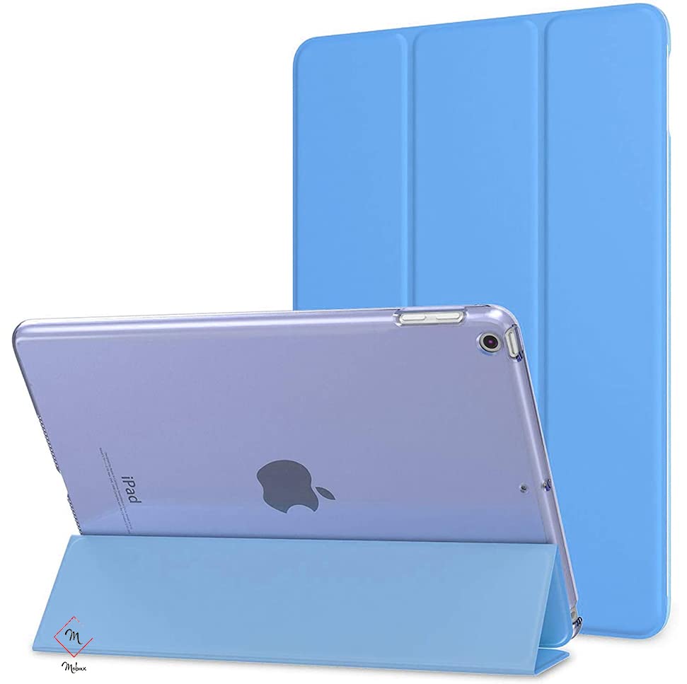 Apple iPad 9. Nesil 10.2 ile uyumlu Kılıf PU Deri Smart Standlı Case A2602 A2603 A2604 A2605 Turkuaz
