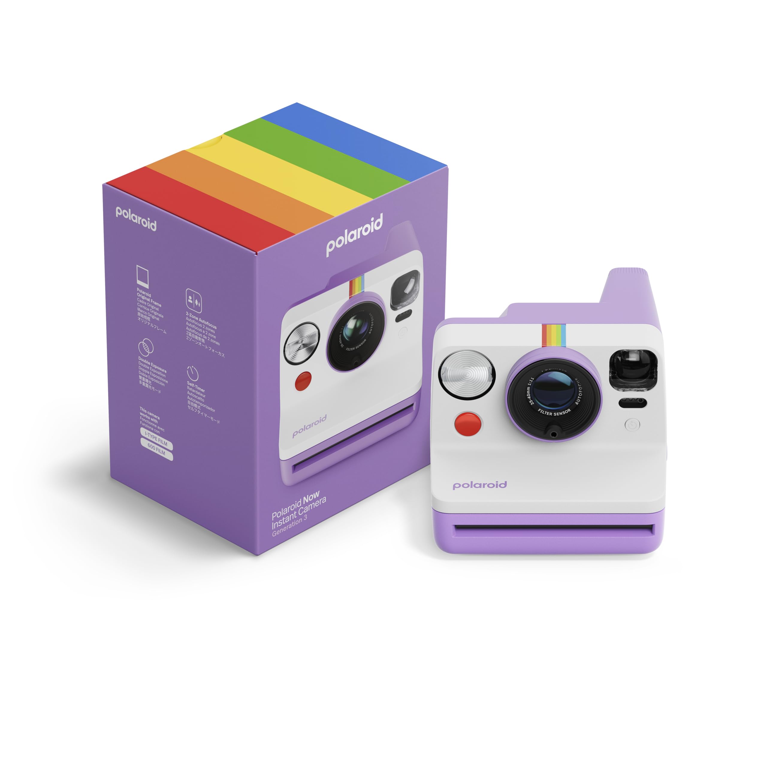 Polaroid Now Generation 3 Fotoğraf Makinesi,Mor