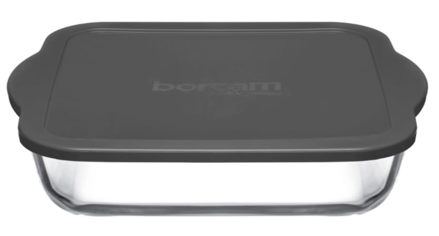 PAŞABAHÇE BORCAM FIRIN TEPSİLERİ 2000 CC T A 000-SEFFAF BORCAM BYPASABAHCE KAPAK PLASTİK GRİ KAPAK PL