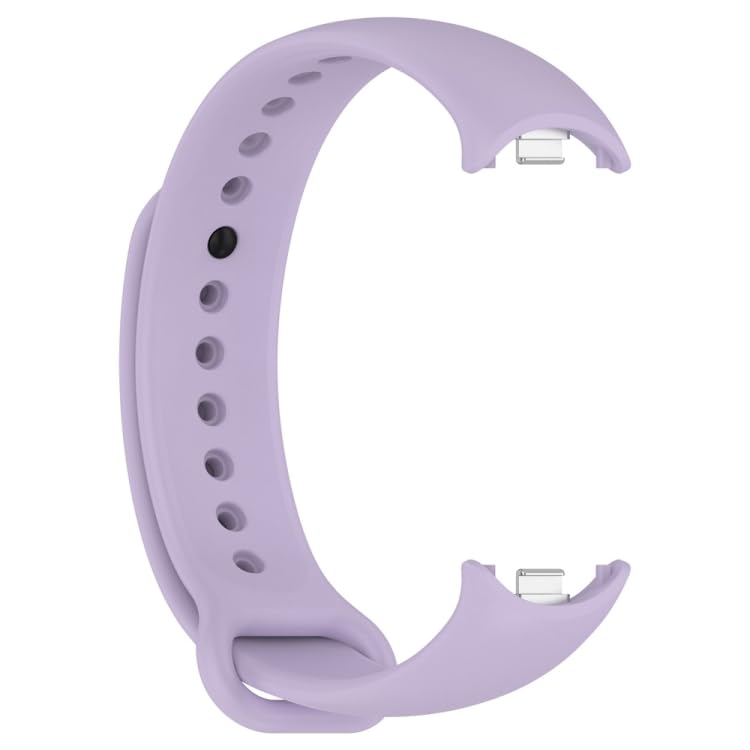 Xiaomi Mi Band 8 Mi Band 9 Mi Band 10 ile Uyumlu Silikon Kordon Kayış Metal Pimli