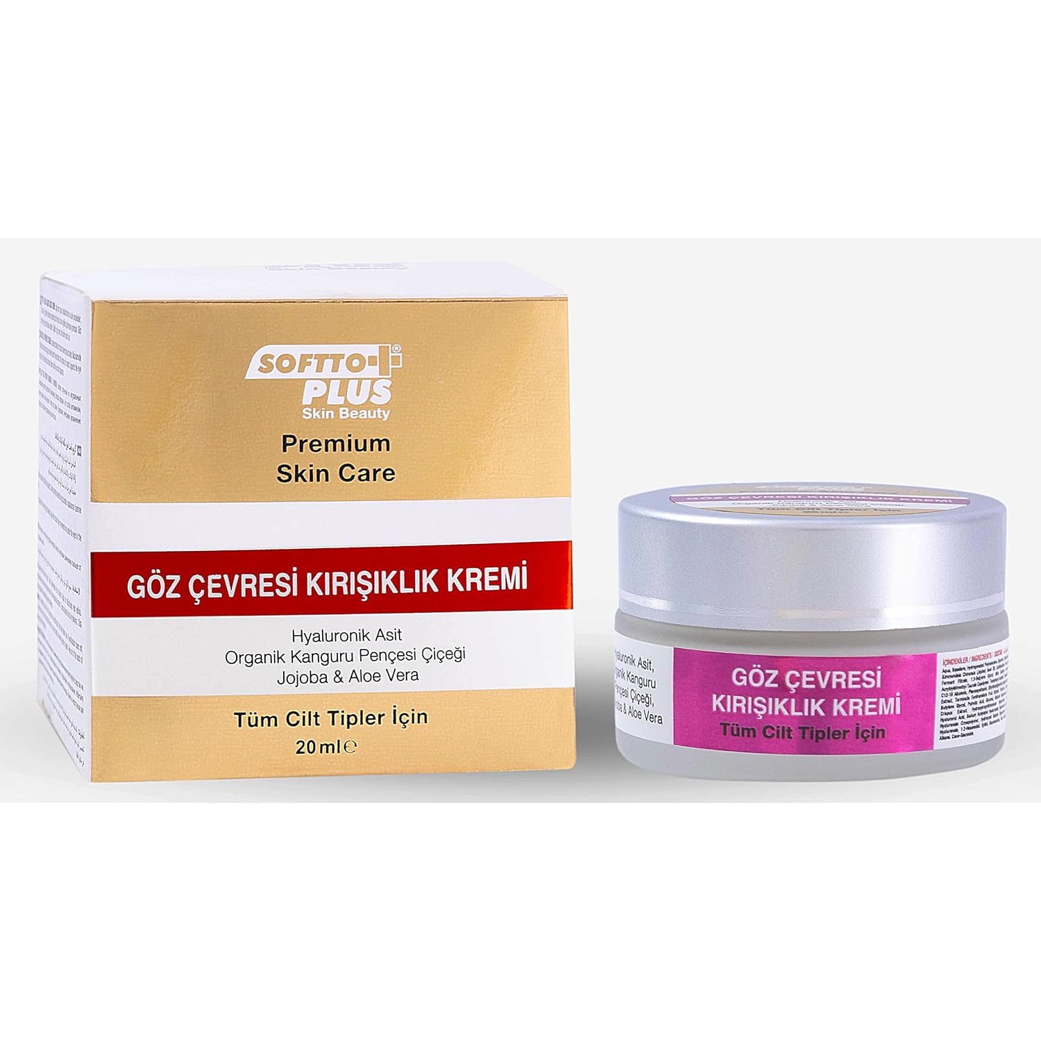 Softto Plus Göz Çevresi Kırışıklık Kremi 20 Ml