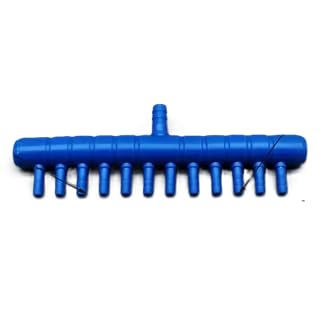 Plastik Akvaryum Hava Pompası Balık Tankları için, 12 li Çok Çıkışlı Hava Akışı Dağıtıcı Ayırıcı, Çoklu Hortum Bağlantılı Şarj Edilemeyen Su Pompası Aksesuarı 12 li (6)