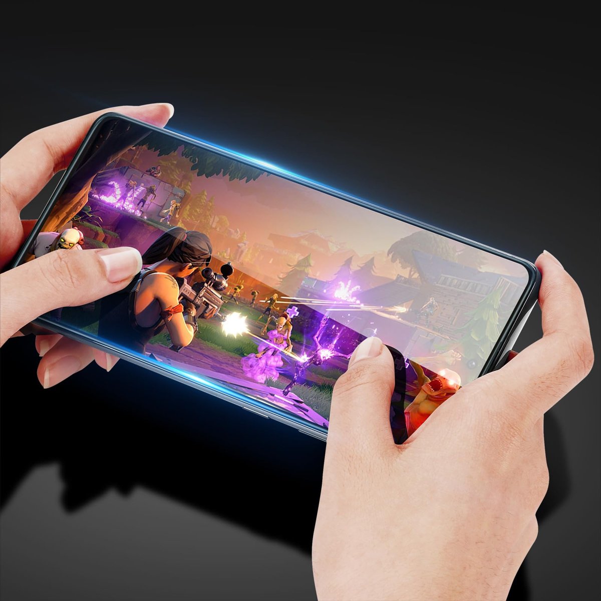 URUCHI Xİaomi Redmi Note 11 Pro / 10 Pro / 9 Pro için Anti-Statik Ekran Koruyucu, HD Tam Kapsamlı Ekran Kapağı Cam Filmi