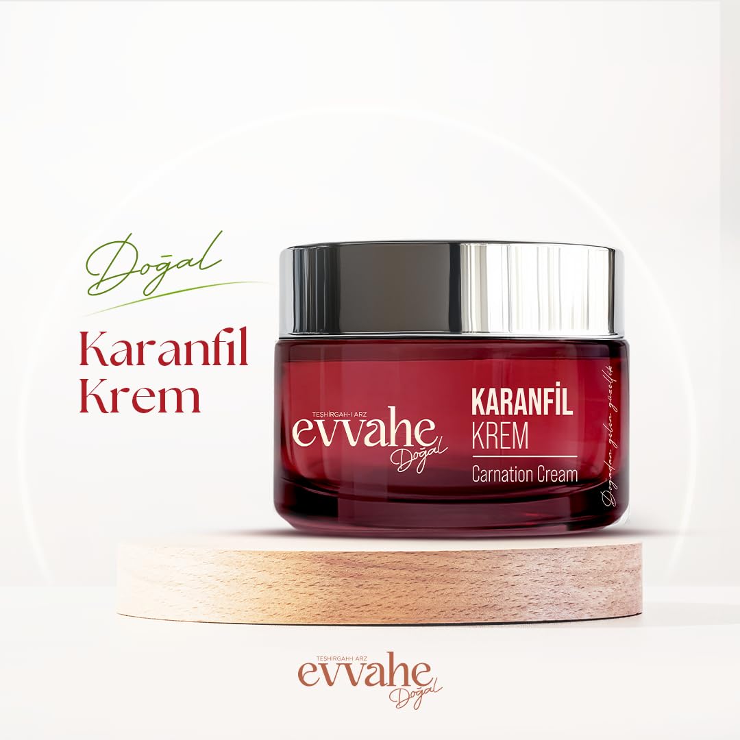 Evvahe Doğal Karanfil, (FERAHLATICI, KOKU), Krem, (40ML)