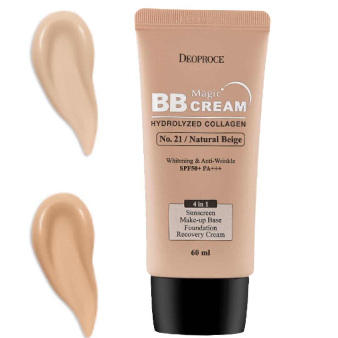 Deoproce Deniz Kolajeni İçeren Yoğun Kapatıcı Bb Krem Spf50 Pa No:21 60 mililitre Magic Bb Cream