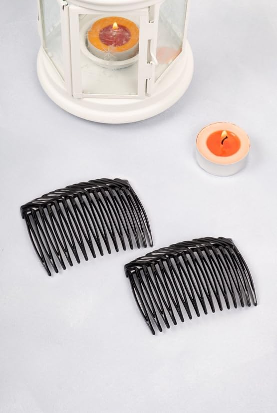 Siyah Tarak Toka 2 Adet,Kadın Çocuk Mandal Toka, Lastik Toka Seti, Toka Organizer, Toka, Kız Çocuk Toka, Toka