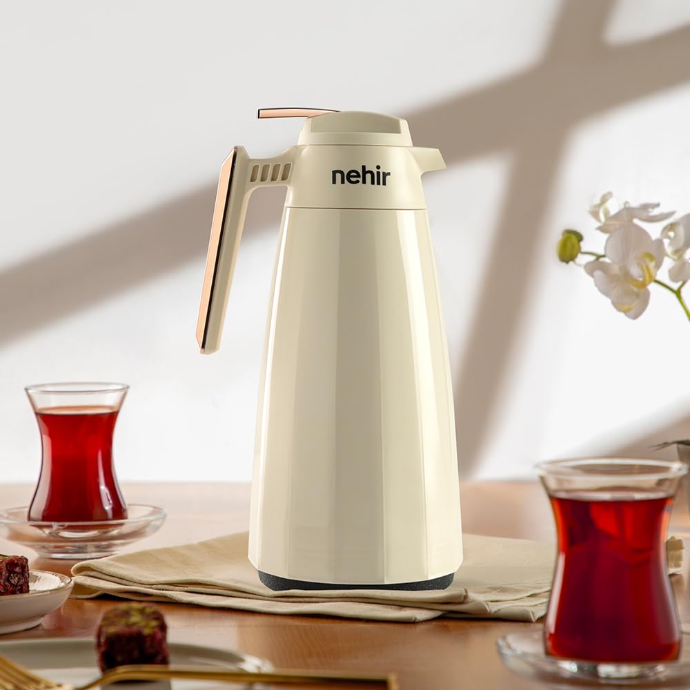 Nehir Nihal Termos 1,5 Litre Krem Rose
