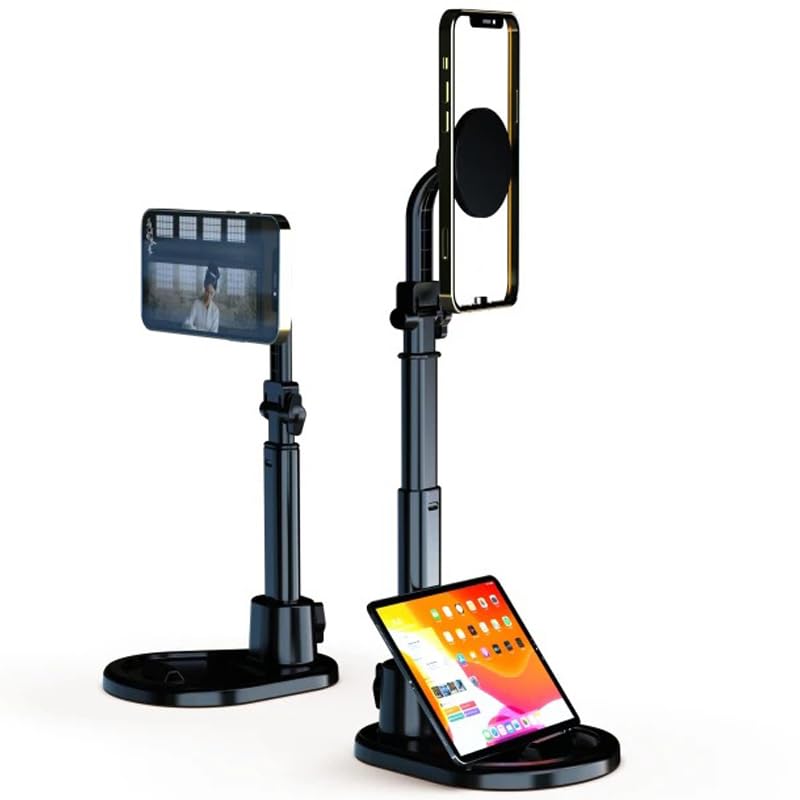 Coverzone Magsafe ile Uyumlu Açısı Ayarlanabilir Business Model A Sınıfı Malzeme Döner Akıllı Telefon Standı Masaüstü Stand Yayıncı Kick Youtuber Stant Cep Telefon Tutucu T13-2