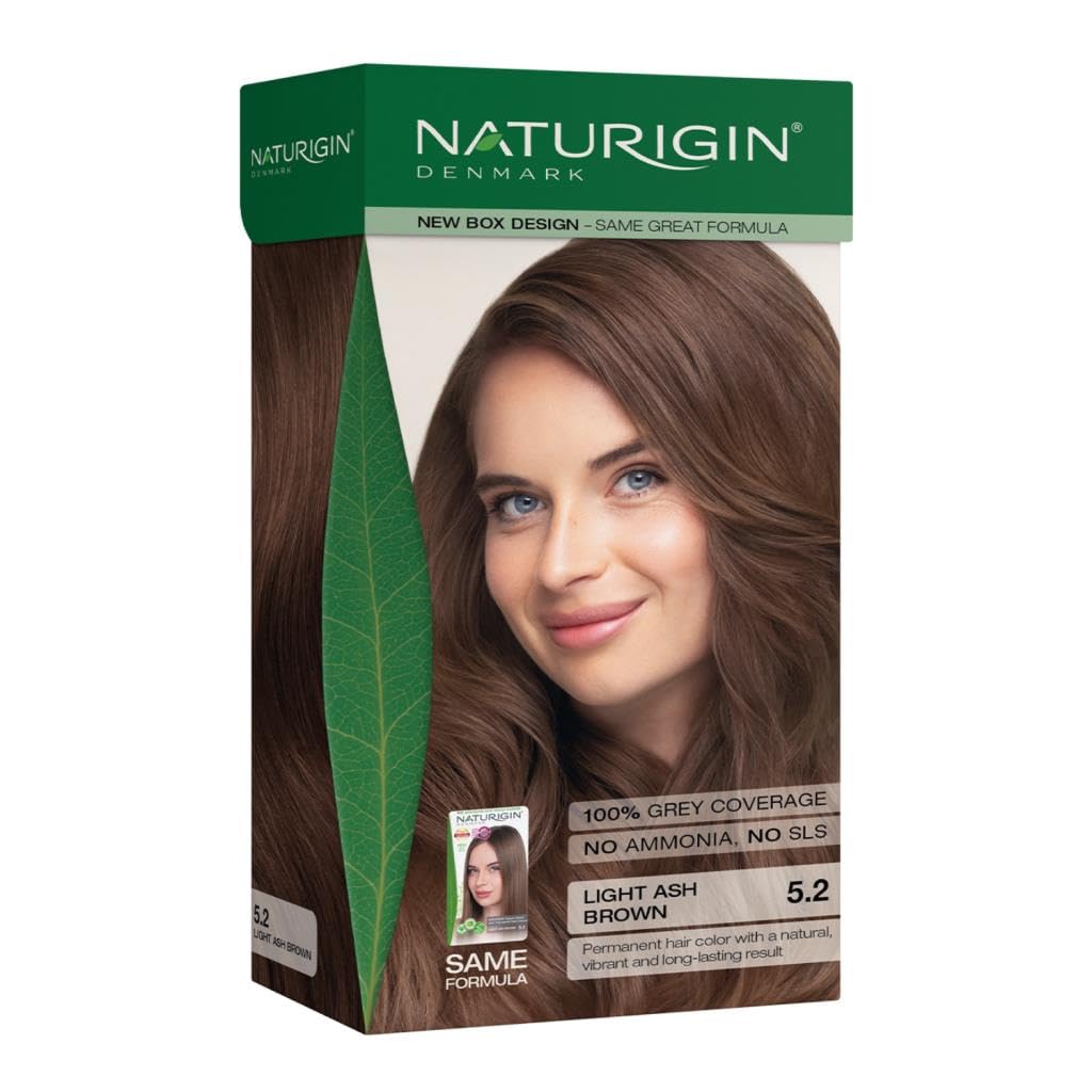 Naturigin Organik İçerikli Saç Boyası 5.2 Açık Küllü Kumral