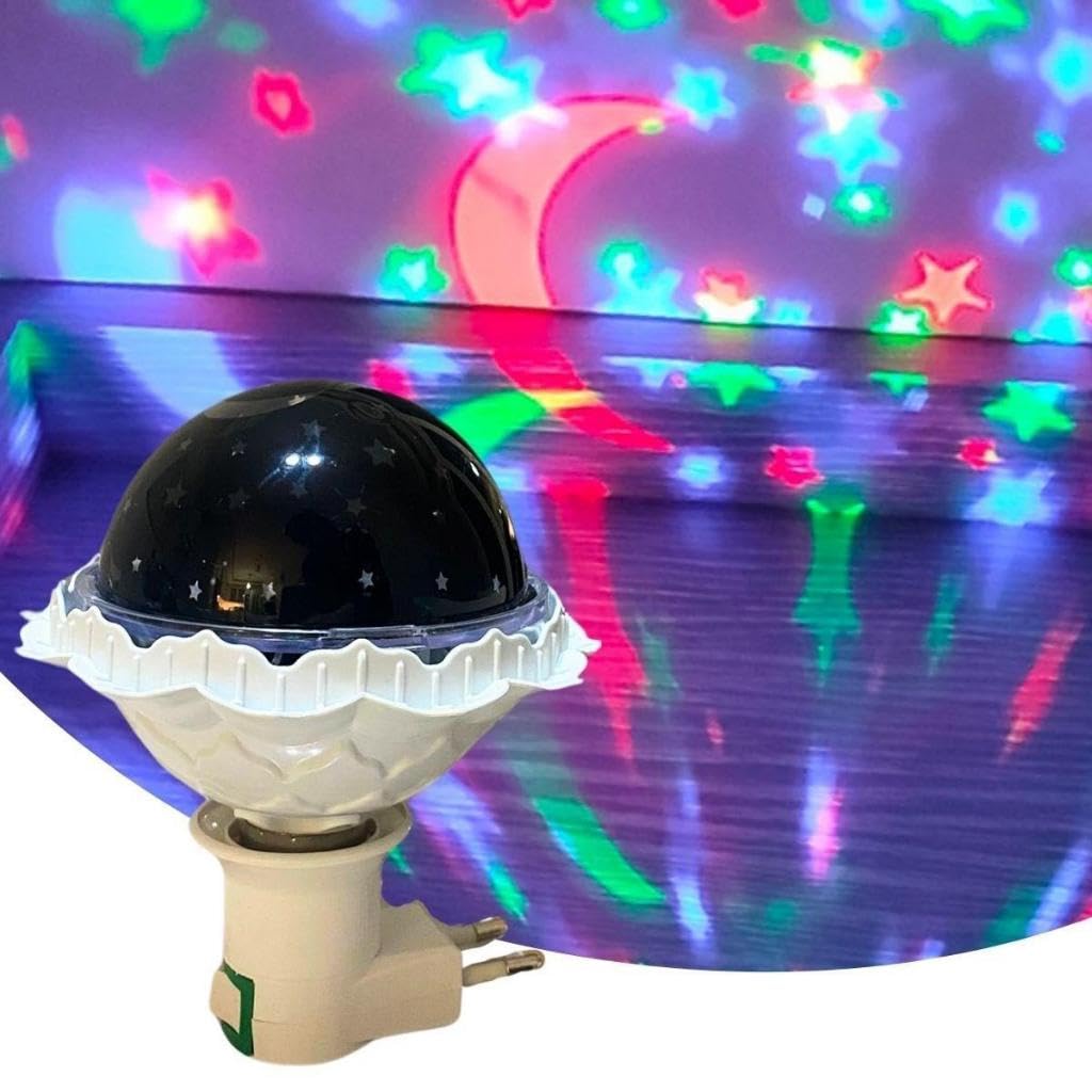 Buffer Kristal Gökyüzü Modlu Yıldızlı Hareketli 360 Derece Dönen Kristal Led Ampül