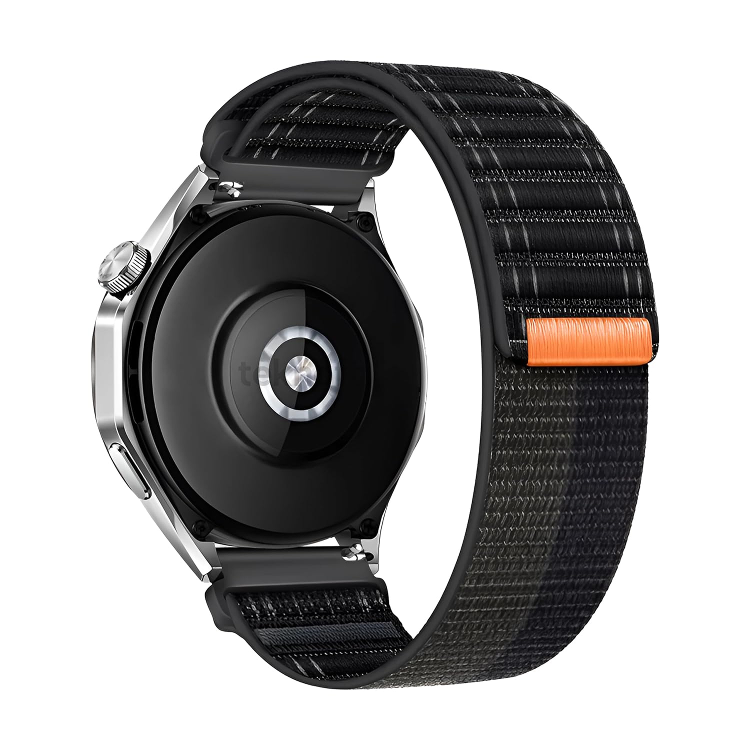 Teknoft 22mm ile Uyumlu Saatler için Wave Loop 46mm Yumuşak Kumaş Kordon HUAWEI Watch (GT5 Pro/GT5/GT4/Watch 4 Pro/GT3/GT3 Pro/GT2/GT2 Pro) Galaxy Watch (Gear S3/Watch 46mm)