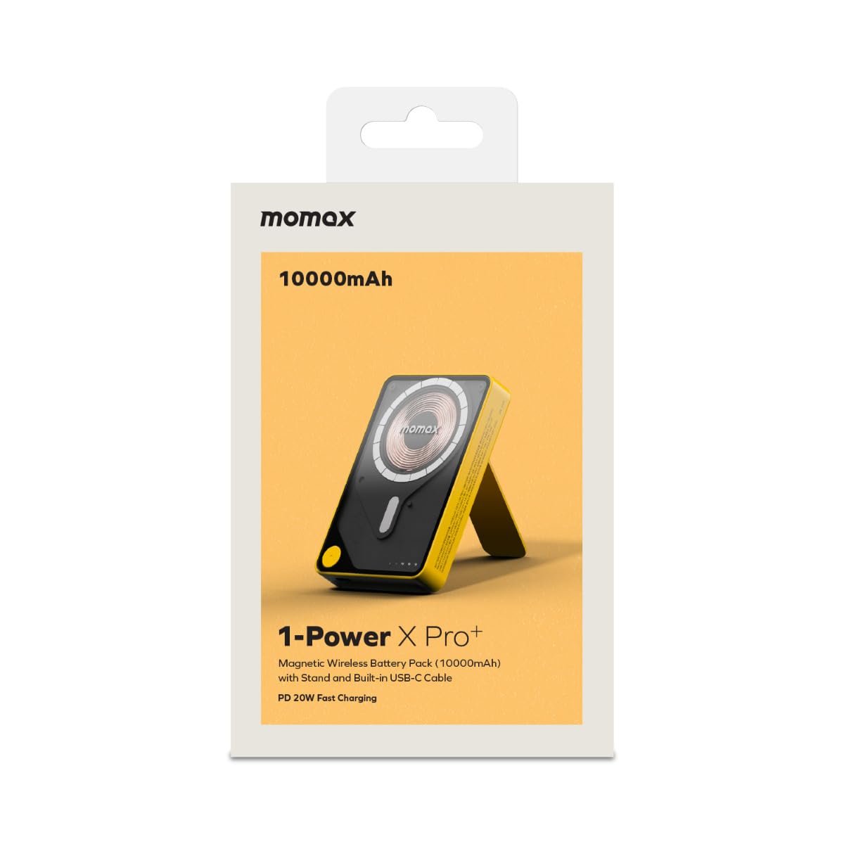 Momax XPro MagSafe Stand 10000mAh Powerbank-Sarı