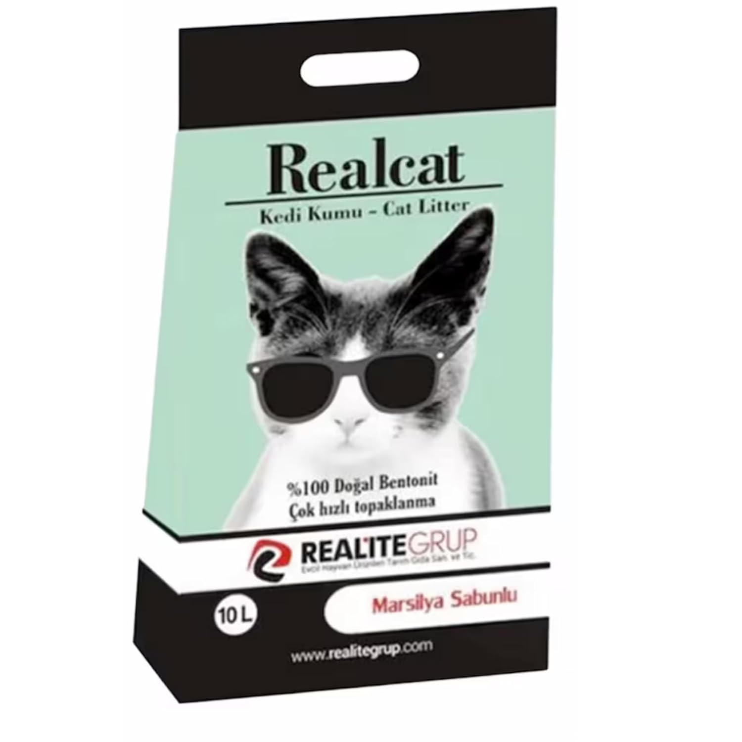 Realcat Marsilya Sabunlu Kedi Kumu 10 Litre