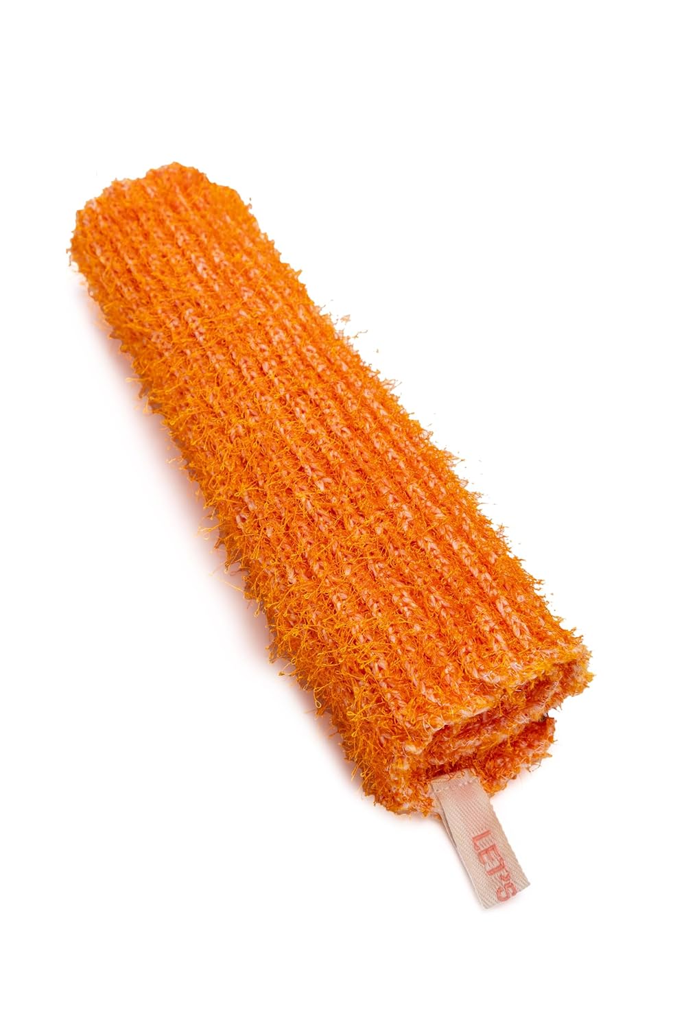 Let'scrub Süper Esnek Turuncu Banyo Lifi Tüm Cilt Tiplerine Uygun Duş Lifi Unisex 20x30 Cm