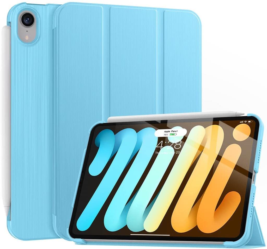 UnDePlus iPad Air 11inç M2/M3 2025-2024 ile uyumlu Kılıf PU Deri Smart Standlı Case 2025-2024