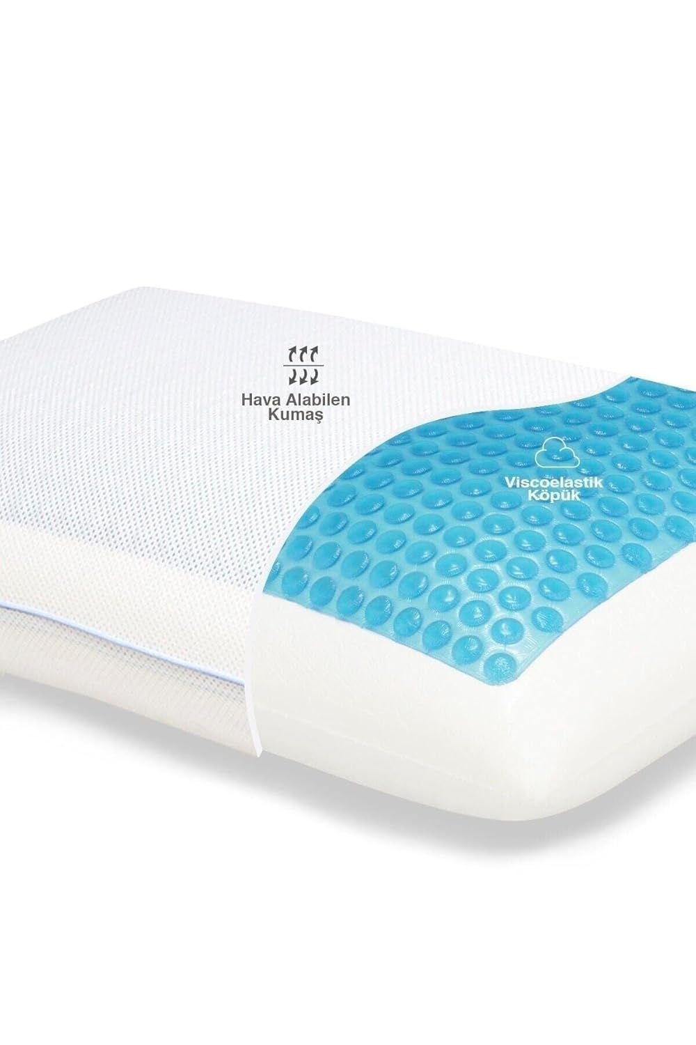 Whiteblanco Serinleten Ortopedik Tombul Jawes Jelli Visco Yastık