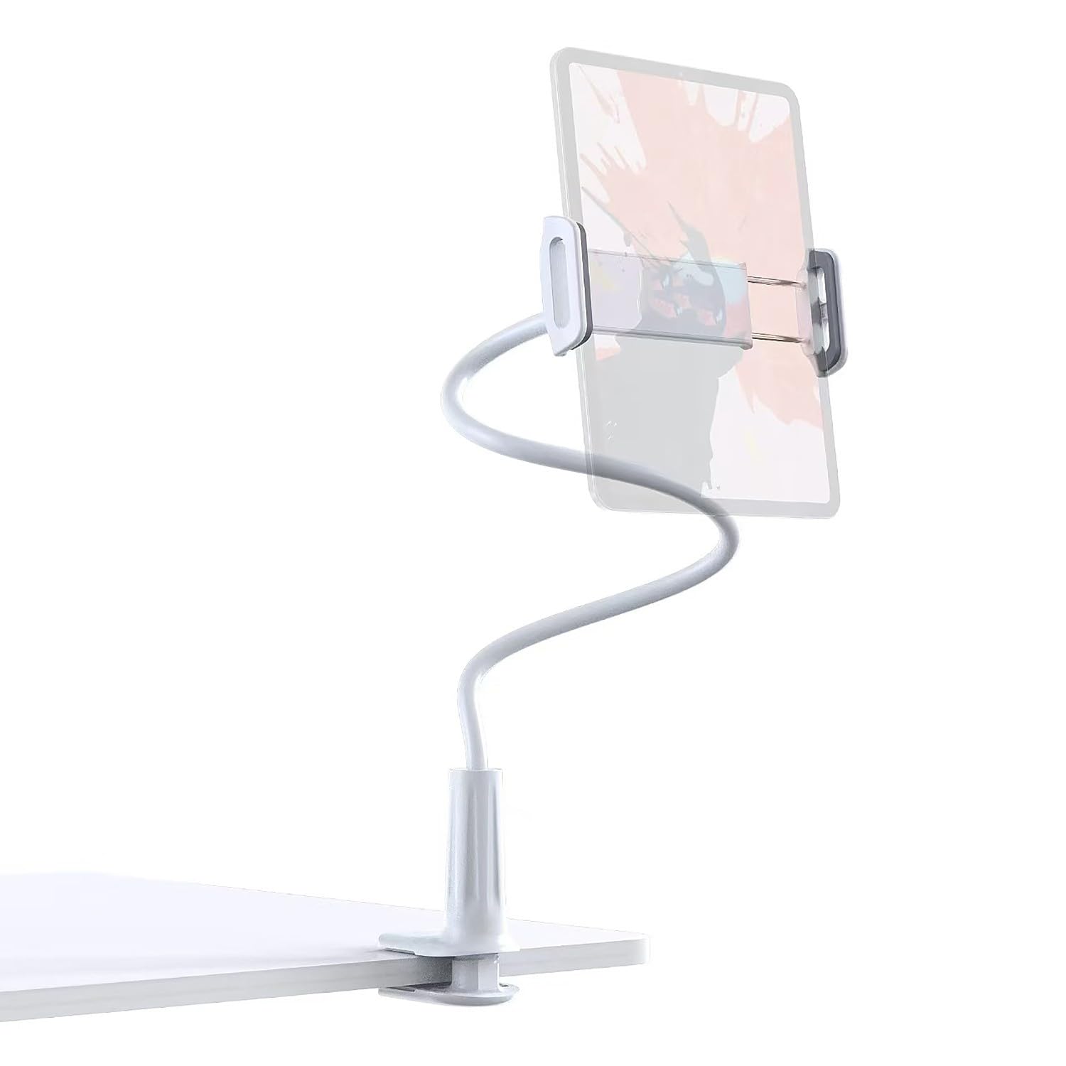 Juo 70 CM Akrobat Esnek Tablet ve Telefon Tutucu Stand Beyaz