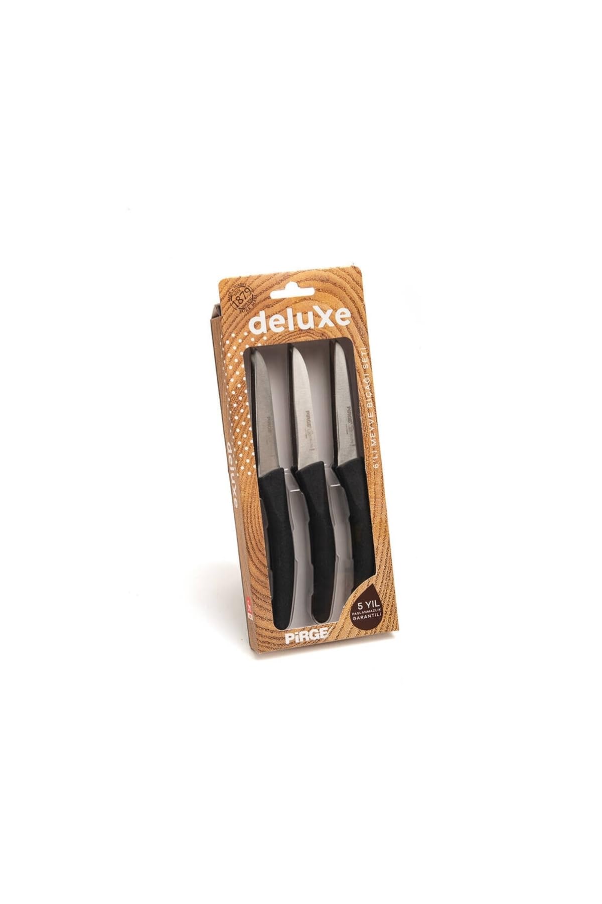 Pirge Deluxe Meyve Bıçağı Seti 9 Cm (6'Lı)
