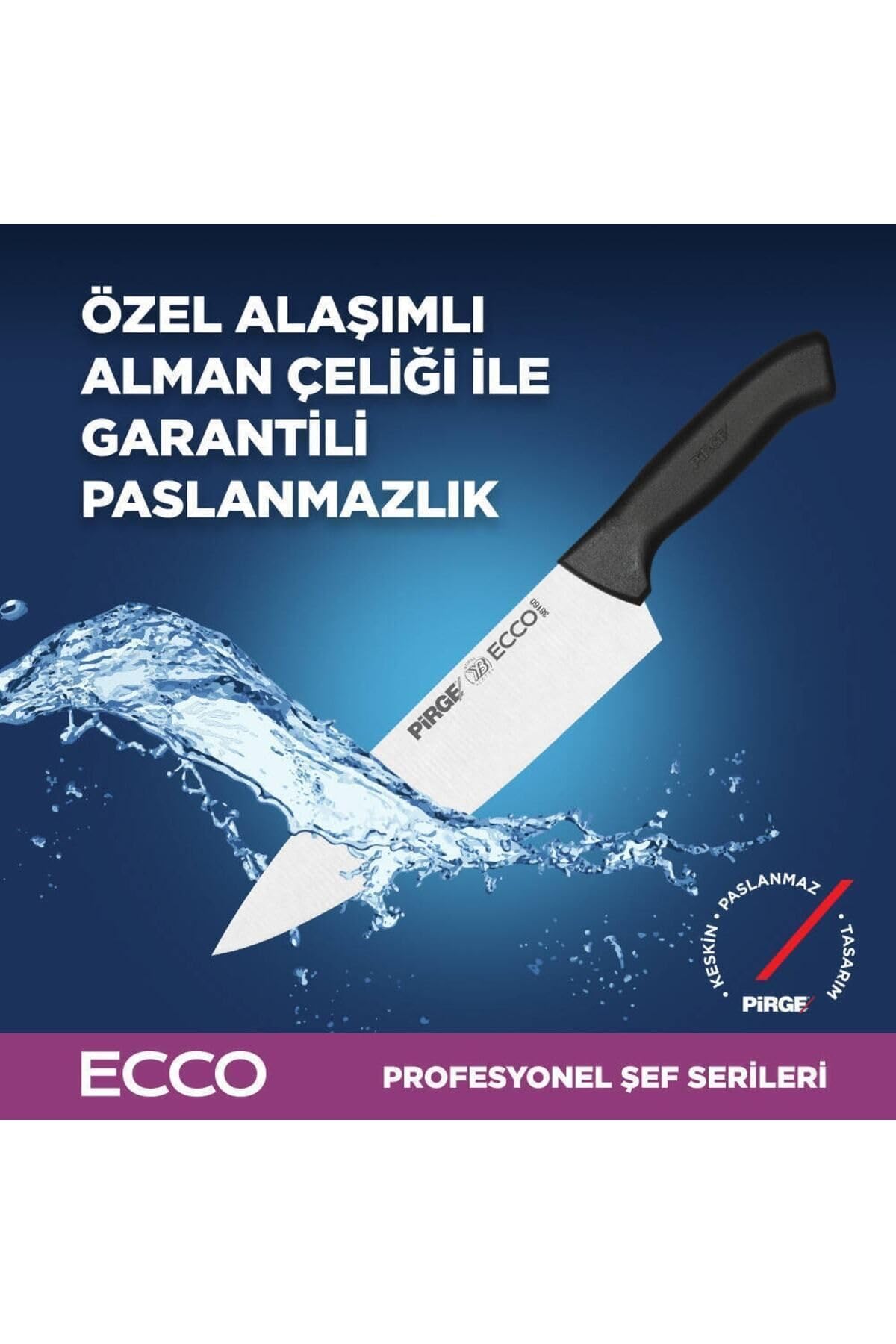 Pirge - Ecco Çantalı 5'Li Bıçak Seti 38402