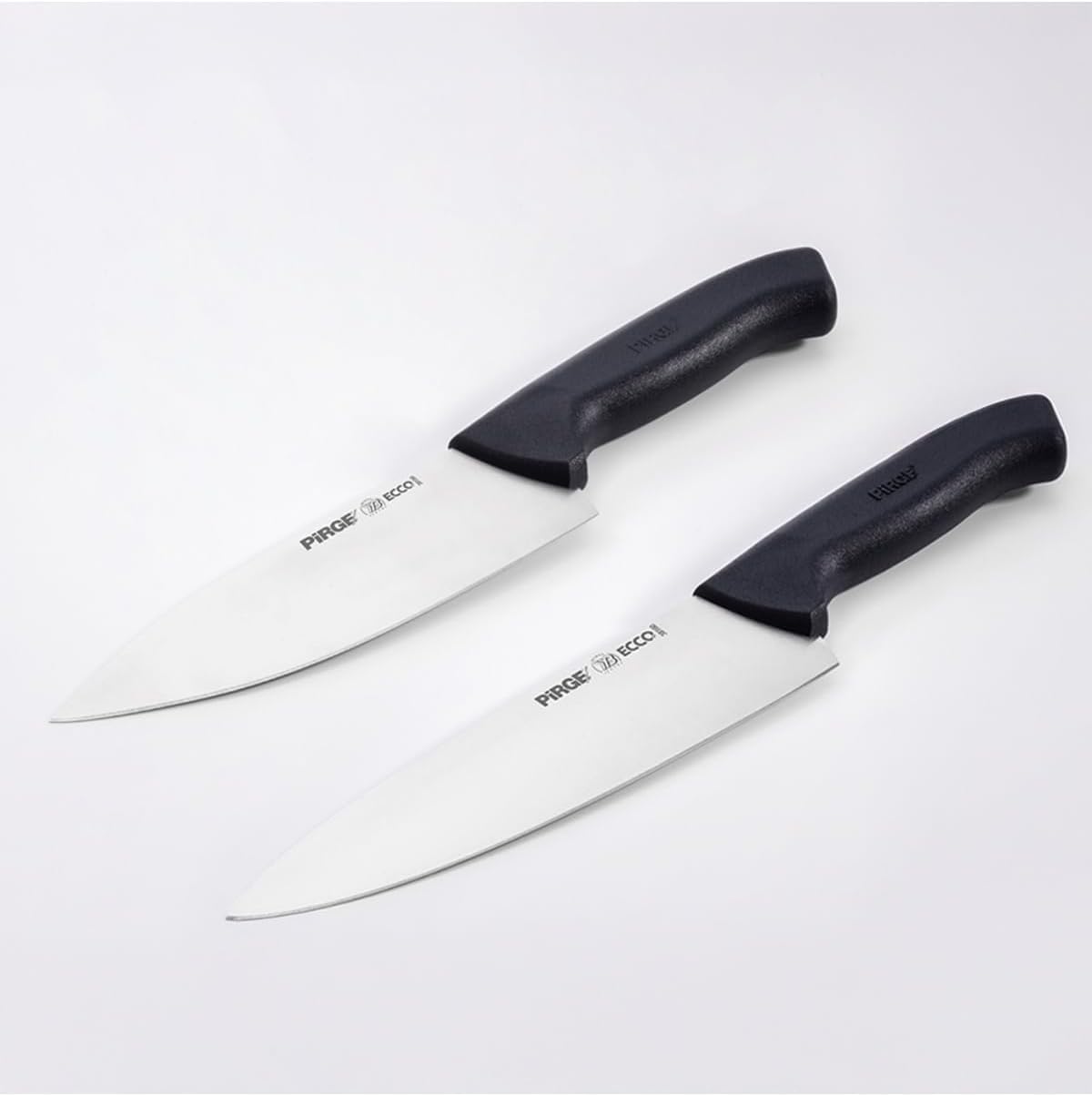 Pirge Siyah Saplı Ecco Şef Çiftler Bıçak Seti 16 Cm Ve 19 Cm 35141