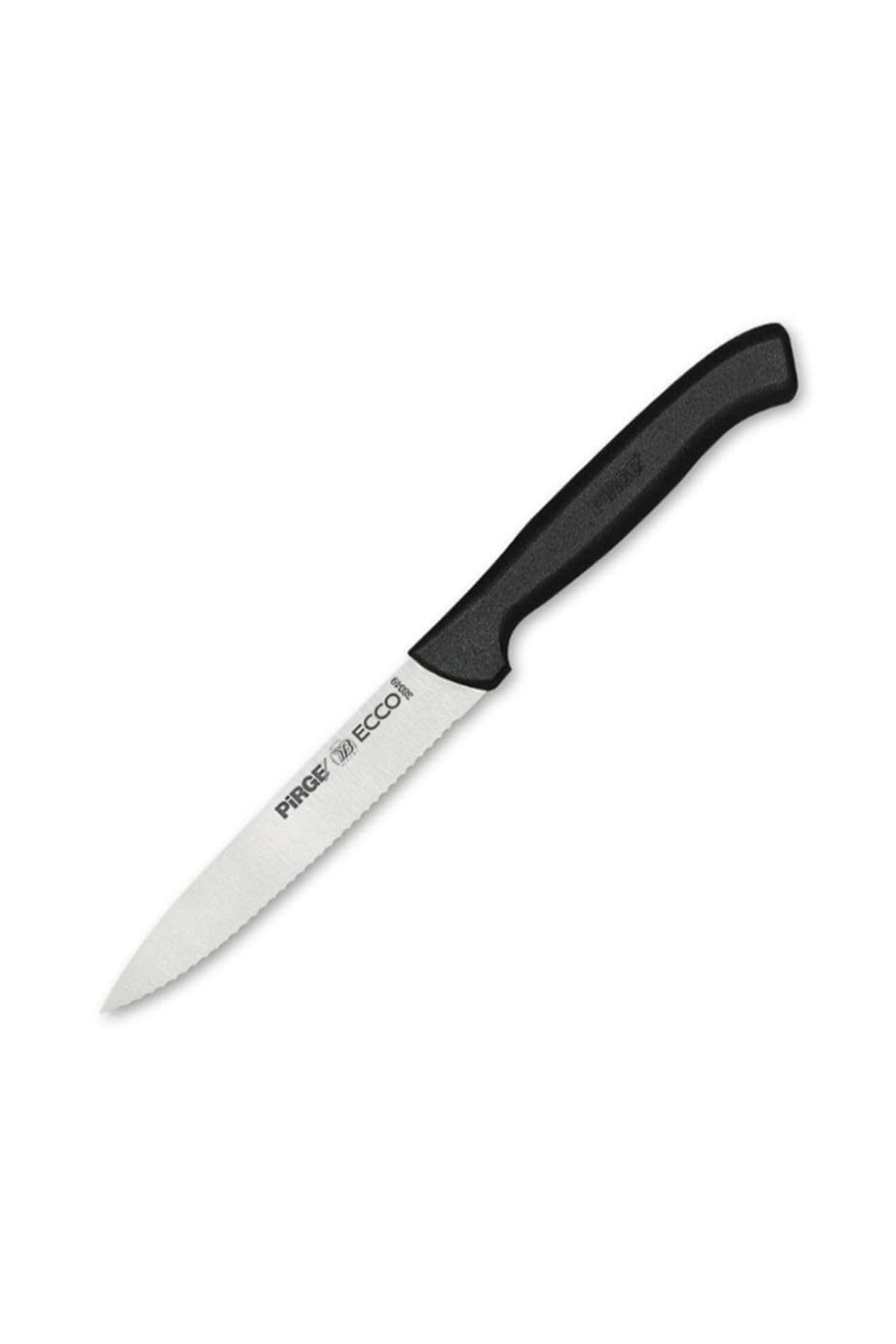 Pirge Ecco Sebze Bıçağı Sivri Dişli - Siyah/12 Cm EVİDEA12857