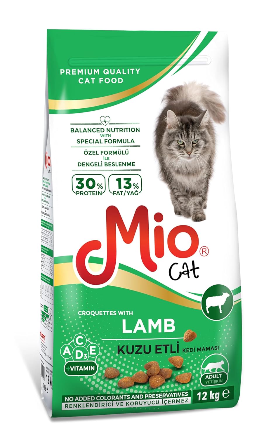 Mio 12 kg Kuru Mama - Kedi - Kuzu Etli