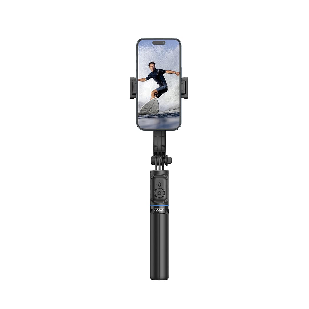 XO Simple is Beauty Tripodlu Selfie Çubuğu SS13 Ayarlanabilir (17cm-106cm), 360° Rotasyonlu Başlık, Uzaktan Kumandalı (30m Mesafe), Bluetooth 4.2 Entegre, Suya Dayanıklı, Hızlı Şarj ve Gelişmiş Sensör Teknolojisi