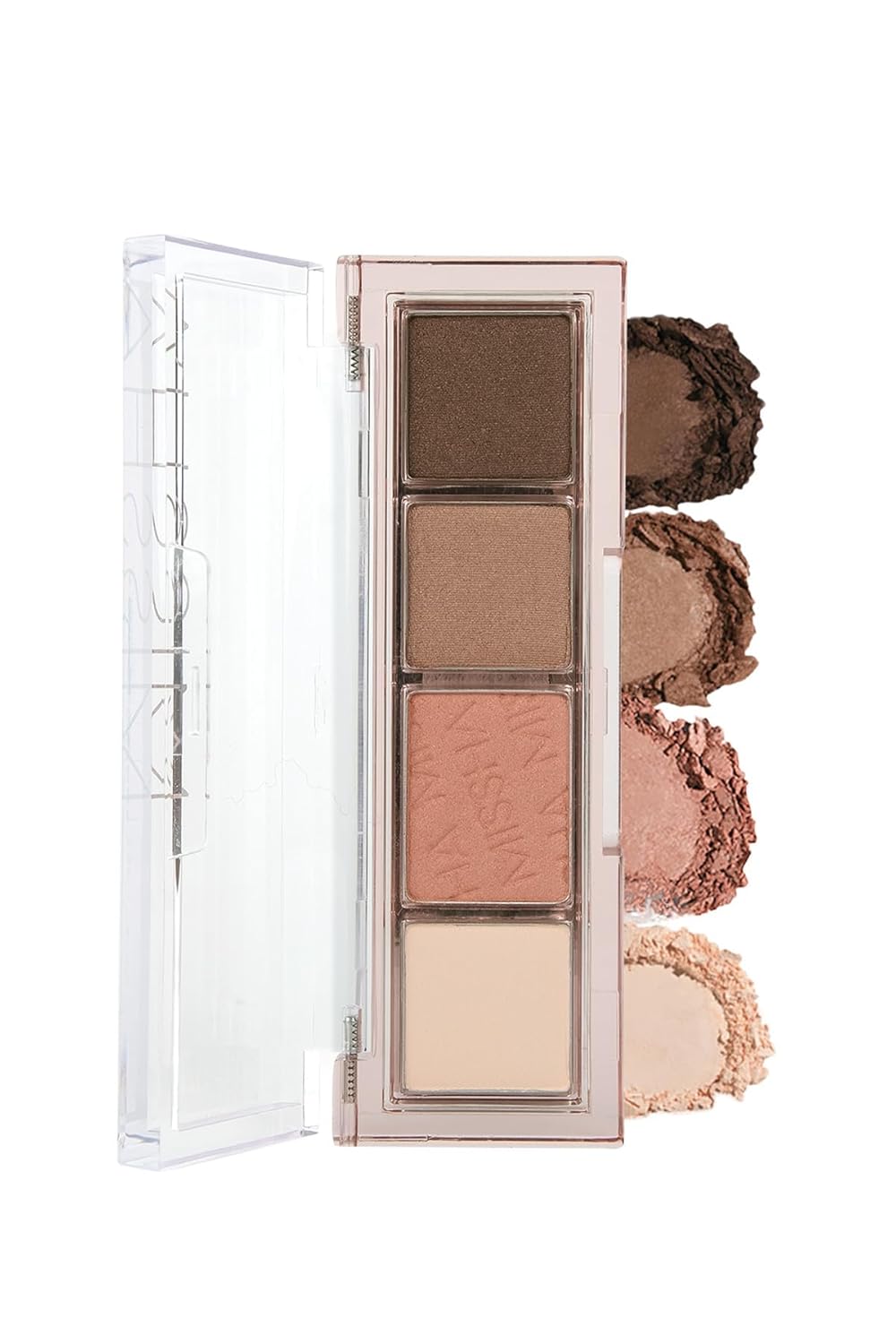 MISSHA Yoğun Pigmentli Mat ve Işıltılı Tonlar Barındıran 4'lü Far Paleti Day Vibe Palette No:4 Prima Pink