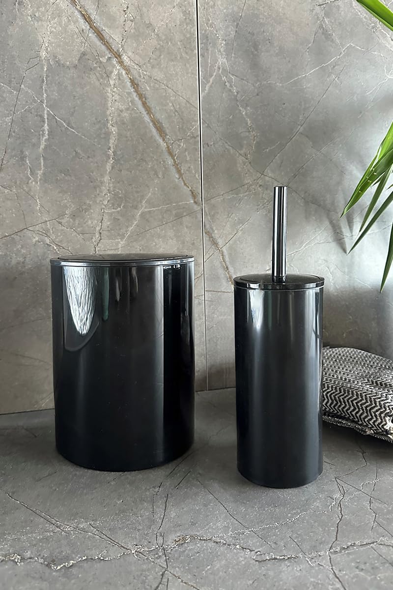 FLORES 2Lİ BANYO SETİ-SİYAH