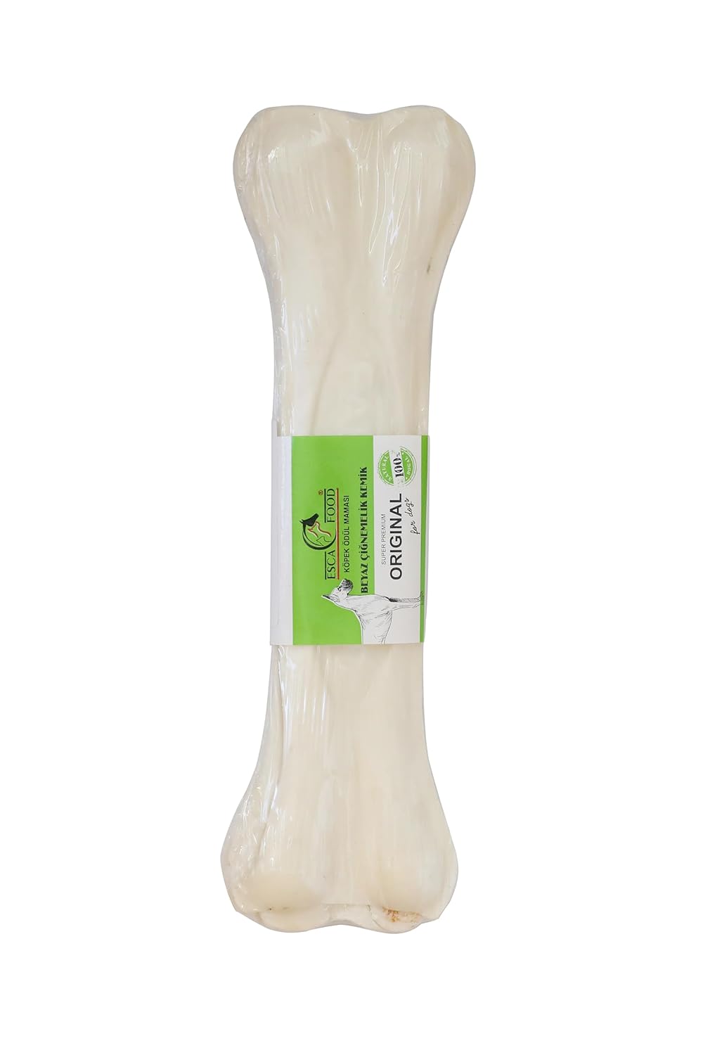 Esca Food Beyaz Pres Kemik 20,5 Santimetre 1’li 150 Gram Köpek Ödül Maması