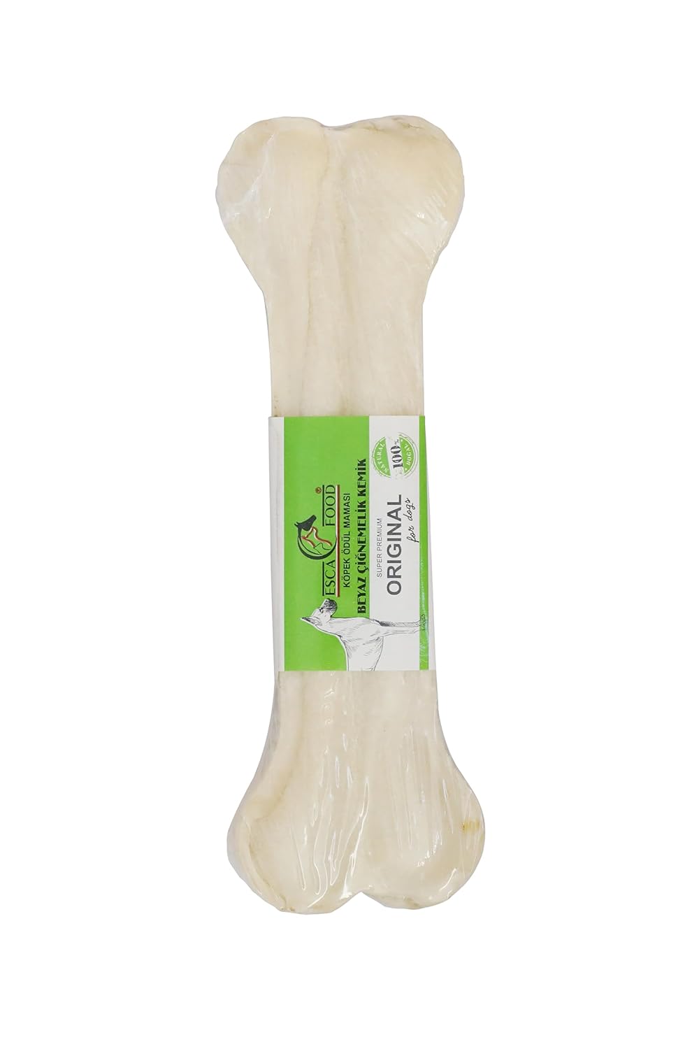 Esca Food Beyaz Pres Kemik 15,5 Santimetre 1’li 90 Gram Köpek Ödül Maması