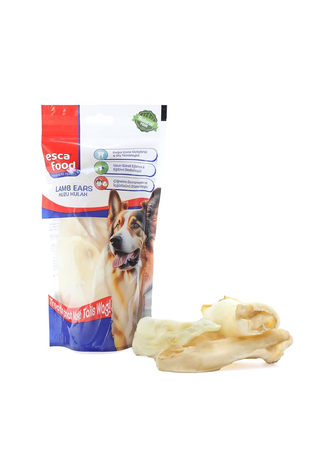 Esca Food Kuzu Kulak 80 Gram Köpek Ödül Maması