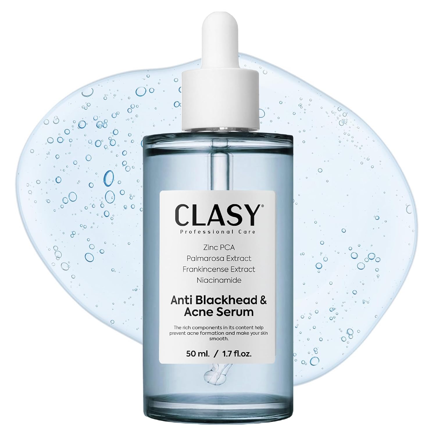 CLASYCARE Niacinamide Akne Karşıtı Serum – Gözenek Sıkılaştırıcı, Yağ Dengesi ve Cilt Aydınlatıcı Serum – Siyah Nokta ve Leke Karşıtı Yüz Serumu, 50 ml