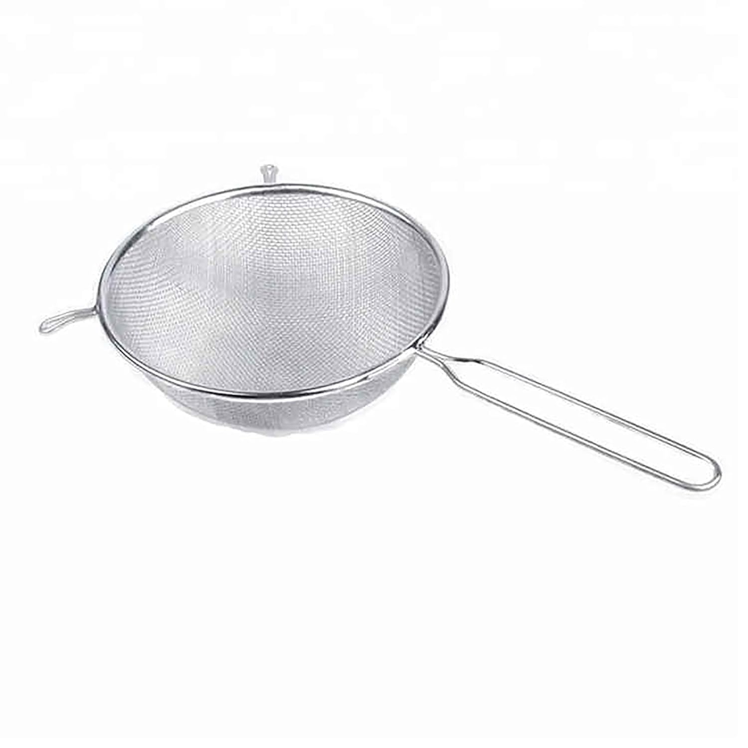 Promosyonca Metal Saplı Yuvarlak Mutfak Süzgeci, İnce Örgü, 3 Farklı Ebat (20 cm)