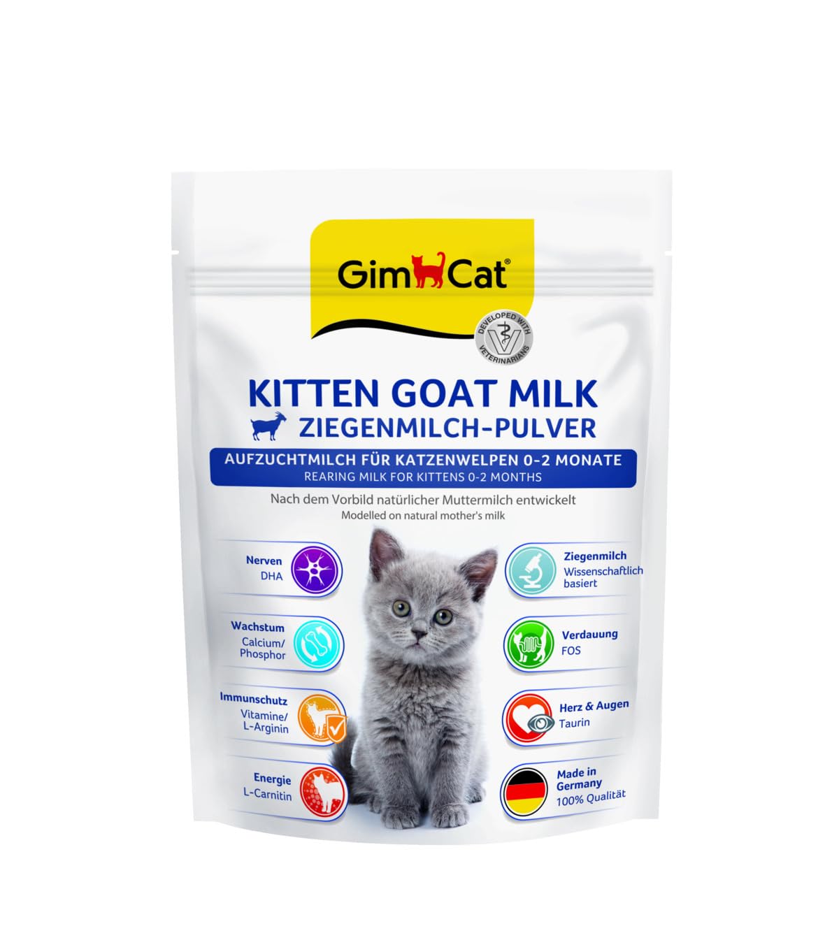 GimCat Kitten Goat Milk Keçi Süt Tozu 200 Gr