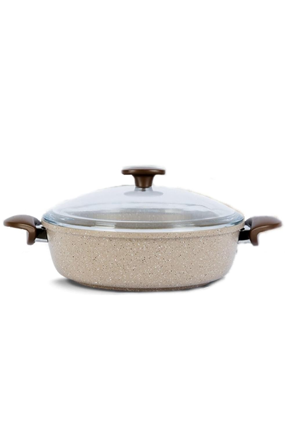 Thermoad Lezzetin Renkleri Alüminyum Döküm 28Cm Basık Karnıyarık&Pilav/Vizon