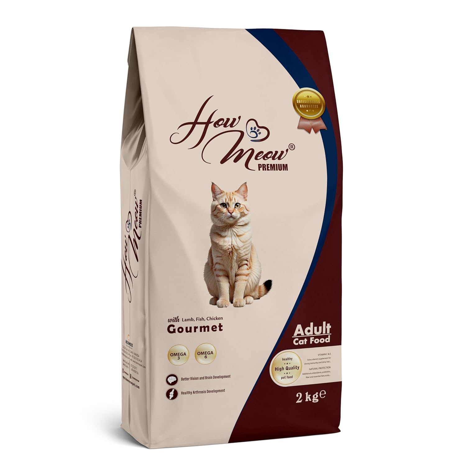 How Meow Yetişkin Kedi Maması Gurme 2 Kg