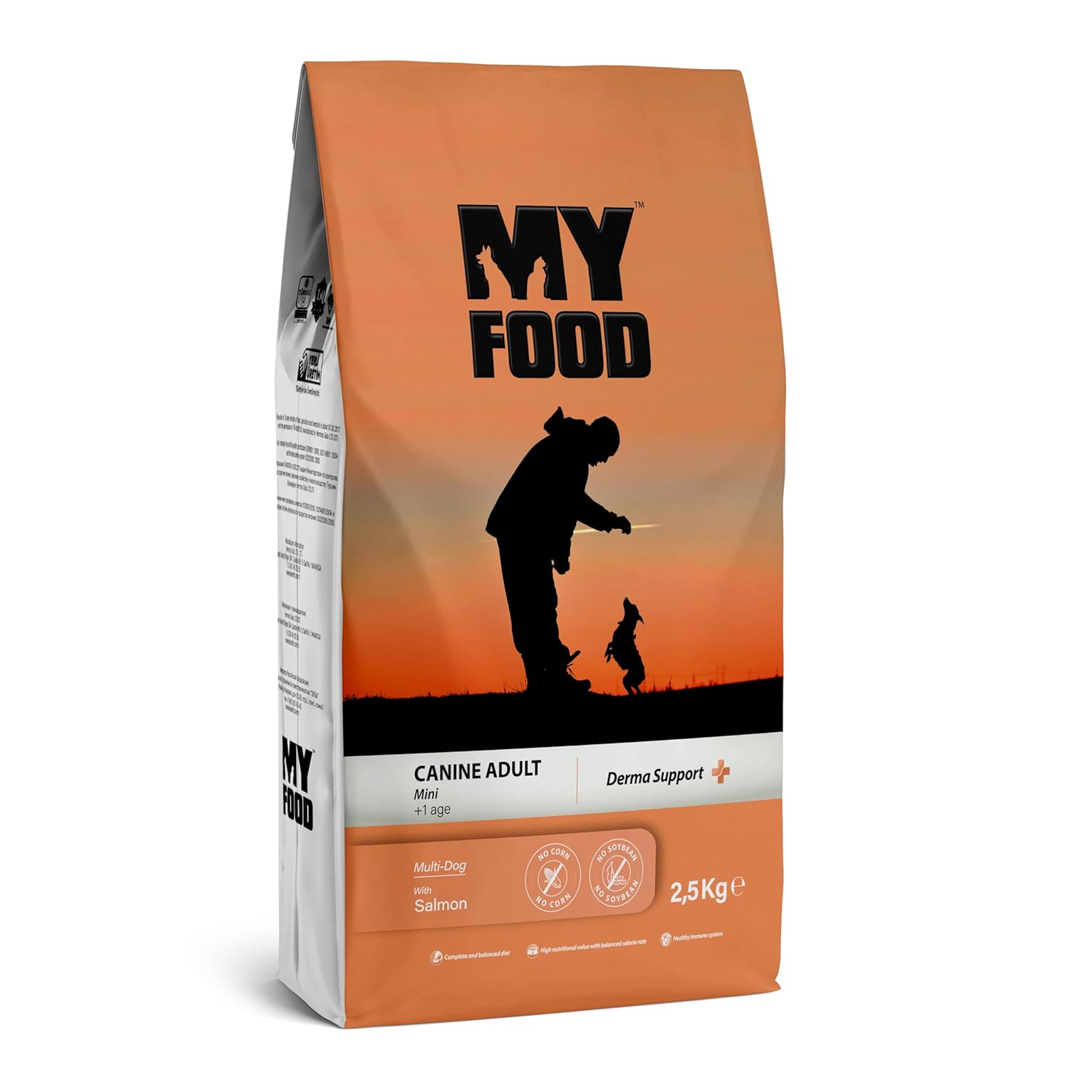 Myfood Yetişkin Köpek Maması Mini Irk Somonlu 2,5 Kg