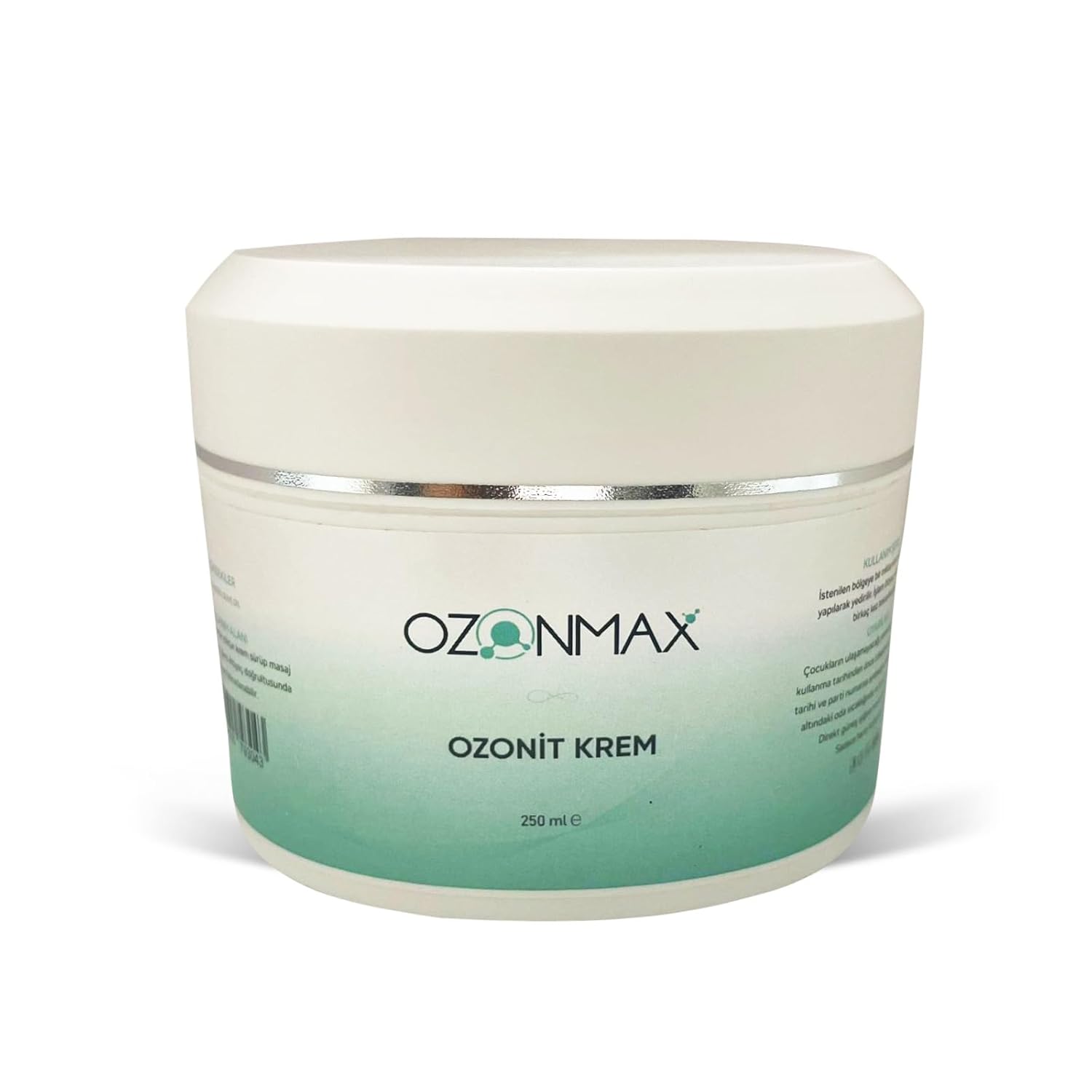 OZONMAX OZONİT KREM 250 ML -Cildin Oksijen Seviyesini üç Katakadar Artırırı ve Cilt tonunu Eşitler akne Leke Gibi Cilt Problemlerinde Kullanılır.