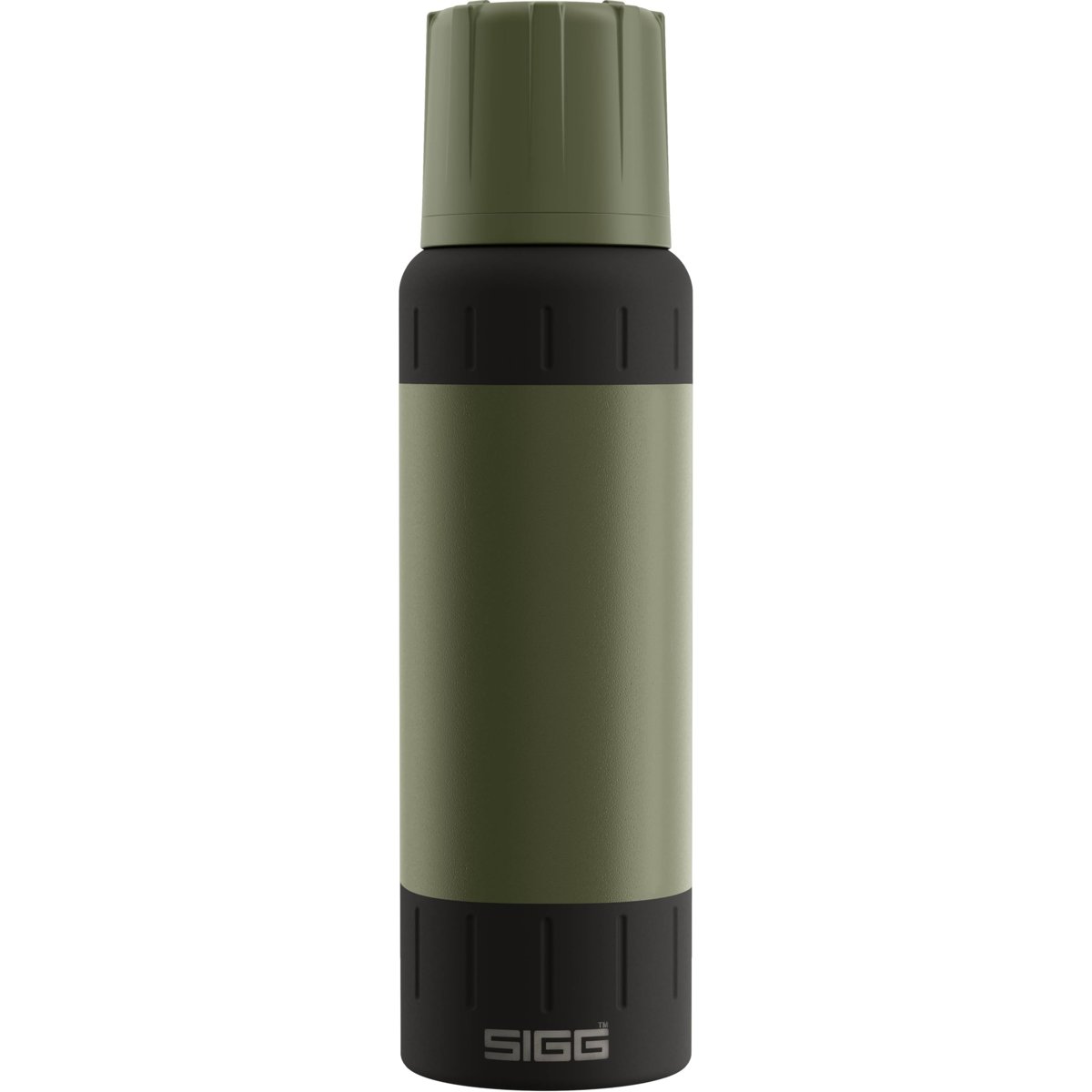 SIGG Yalıtımlı Su Şişesi - Alpine Star Kavrulmuş Yeşil Termos Bardak - 27 Adet Sıcak, 100 Parça Soğuk - Kompakt ve Sağlam - Sızdırmaz - BPA İçermez - Dış Mekan, Kamp ve Doğa Yürüyüşü - Yeşil - 1L