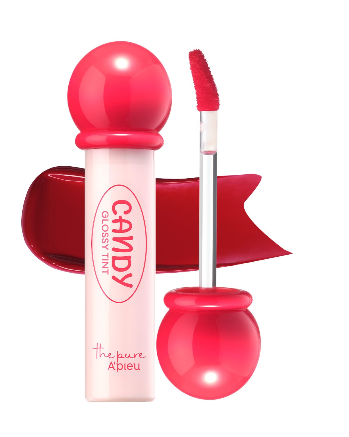 MISSHA Uzun Süre Kalıcı, Parlak Bitişli, Su Bazlı Tint A'pıeu The Pure Candy Tint NO.01 Cherry