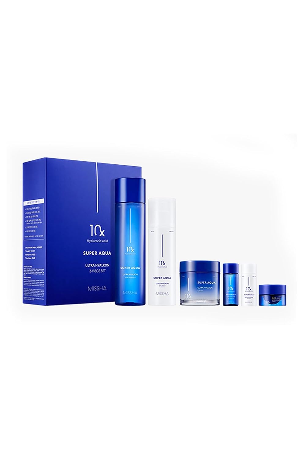 MISSHA 10 Farklı Hyalüronik Asit Kompleksi İçeren Yoğun Nemlendirici Set Super Aqua Ultra Hyalron Set