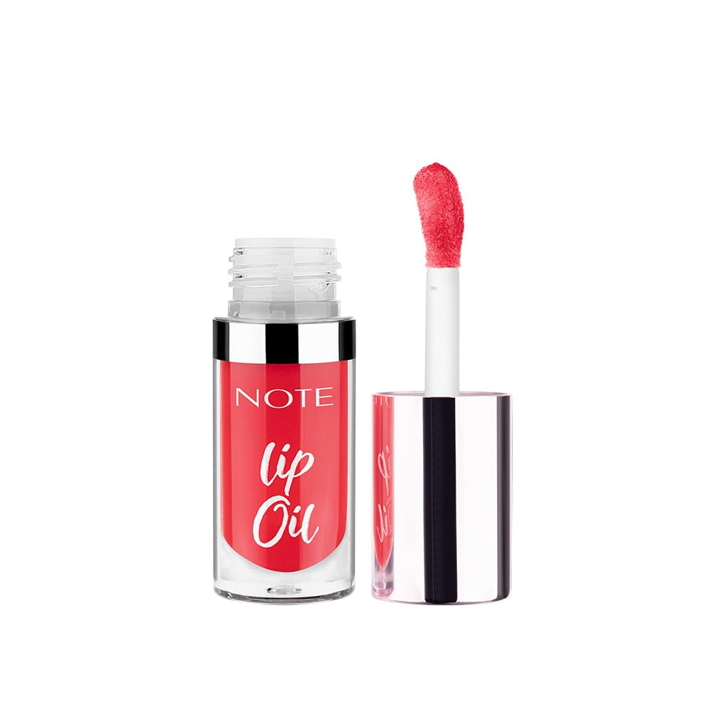 Note Lip Oil 40 Sugar Red Nemlendirici ve Parlatıcı Dudak Bakım Yağı, Kırmızı