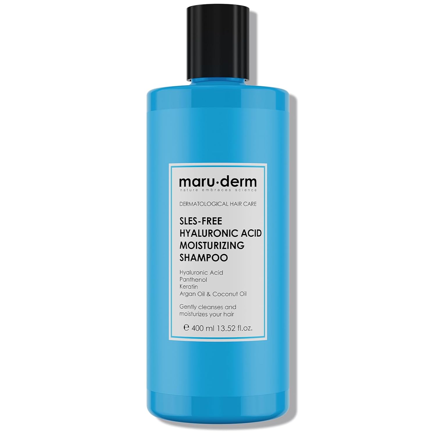 Maru.Derm SLES İçermeyen Hyaluronik Asit Nemlendirici Şampuan 400 ml